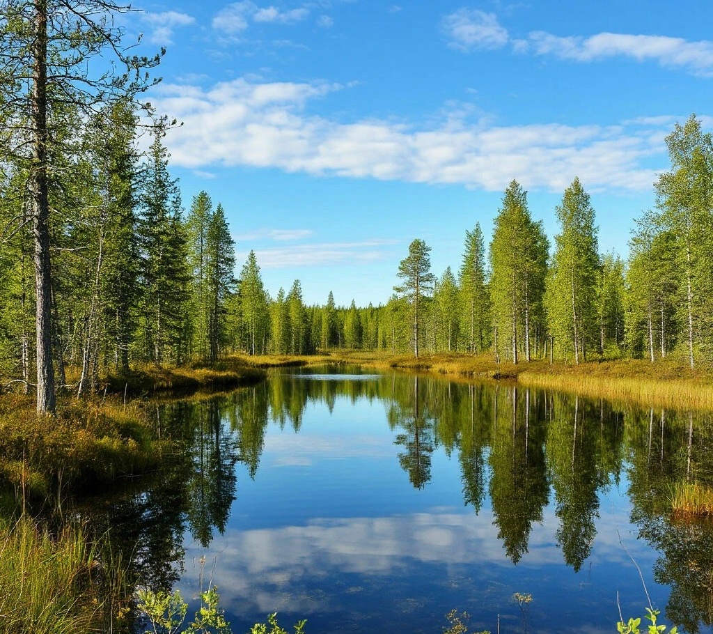 фото создано нейросетью: ламбушки Карелии