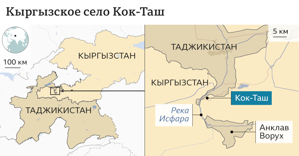 Граница Таджикистана и Кыргызстана