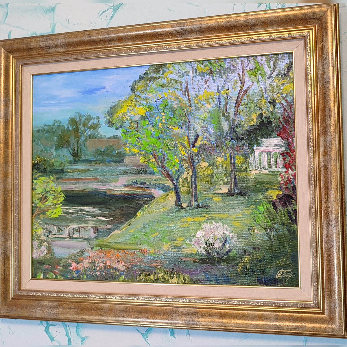 Художник: Светлана Тарасова, картина "Парк имени Горького", город Краснодар