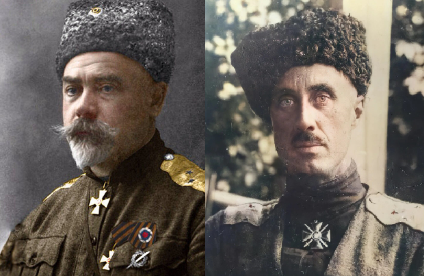 Генералы А.И. Деникин и П.Н. Врангель. Фото из открытых источников 