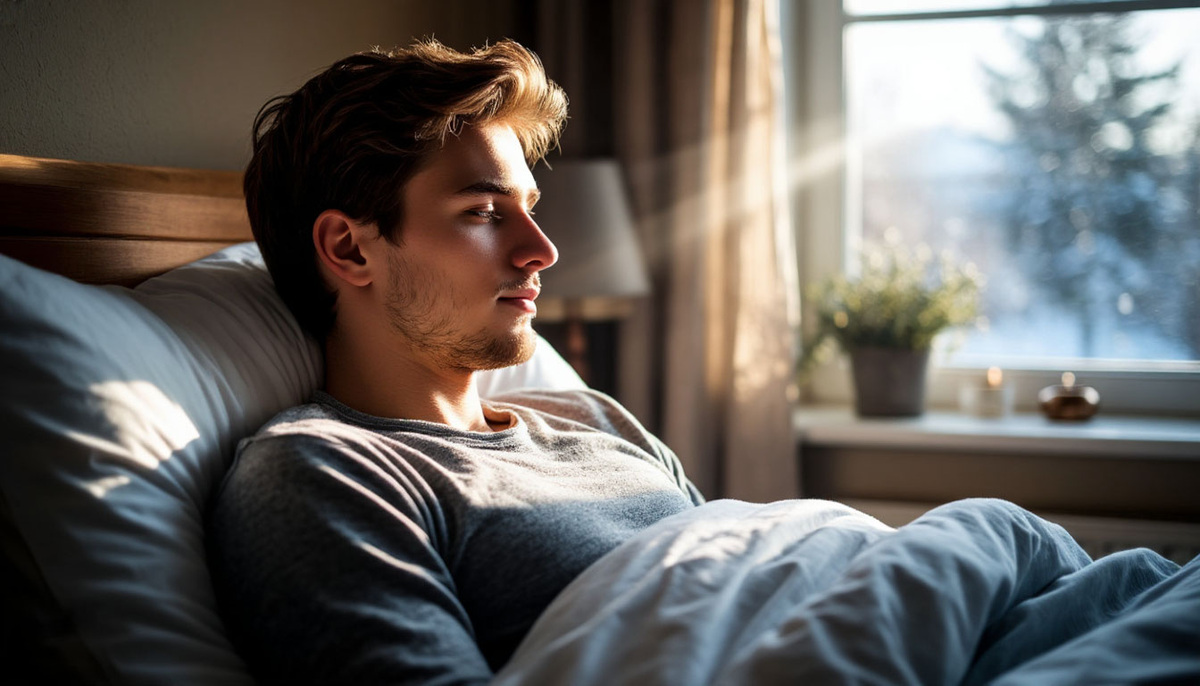 зимний лучик солнца