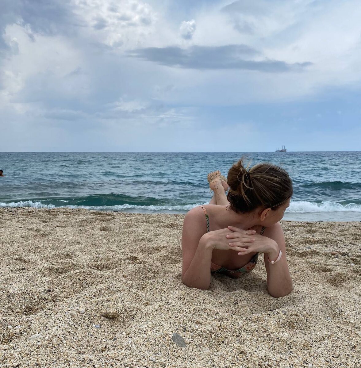 Песчаный пляж Клеопатра в Алании