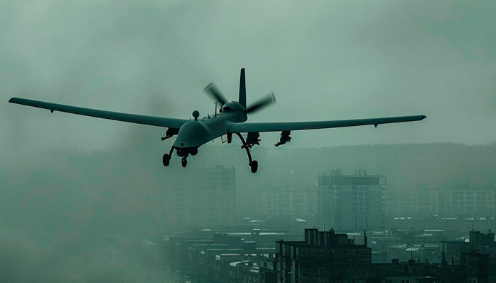 Всего над регионами России было сбито 343 дрона. Фото: 1MI