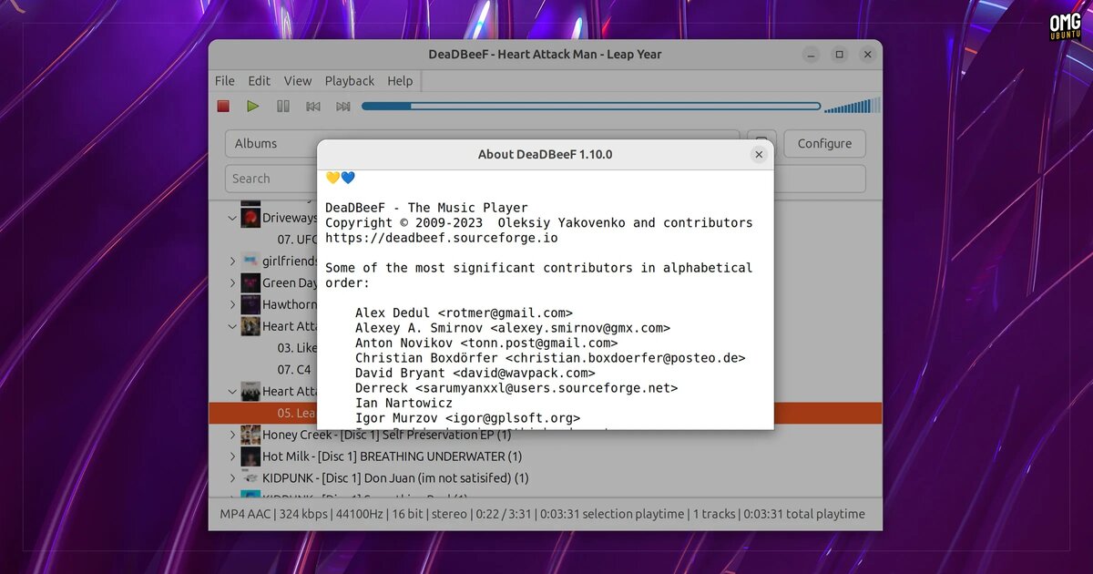 DeaDBeeF 1.10: Новый релиз с медиатекой, FFMPEG 7 и множеством улучшений