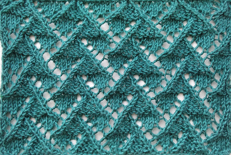 Лицевая сторона узора