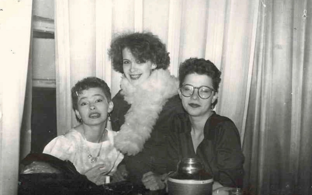 Группа "Сублимация", Тюмень,1992. Светлана Рычкова, Наталья Неумоева и Марина Соловьёва.  Фотограф Виктор Щеголев