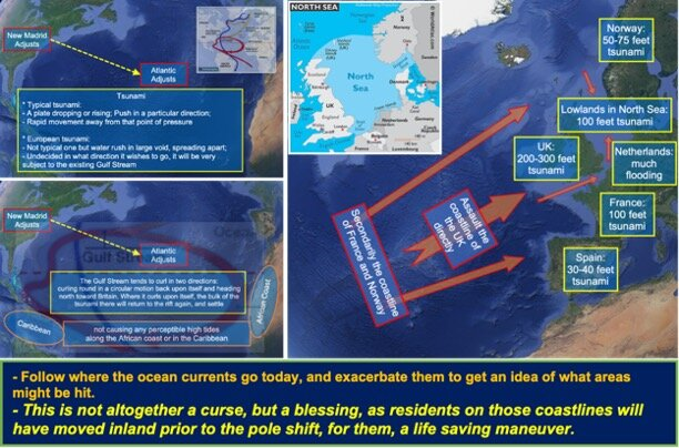 Вся Гейропа под ударом океанских волн, жесть!!!? Англию омоет полностью.