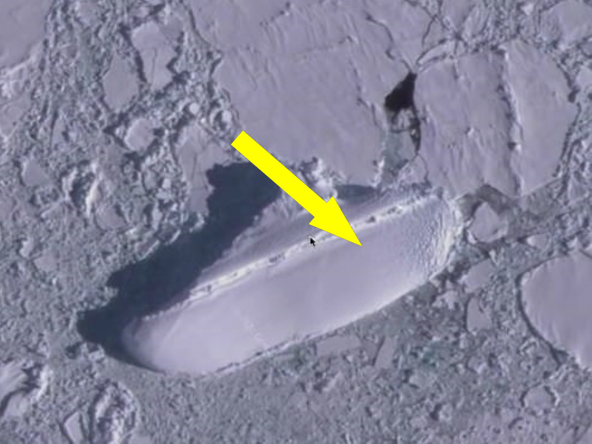    Тайна антарктических пирамид скрыта подо льдом или это ошибка спутниковых данных