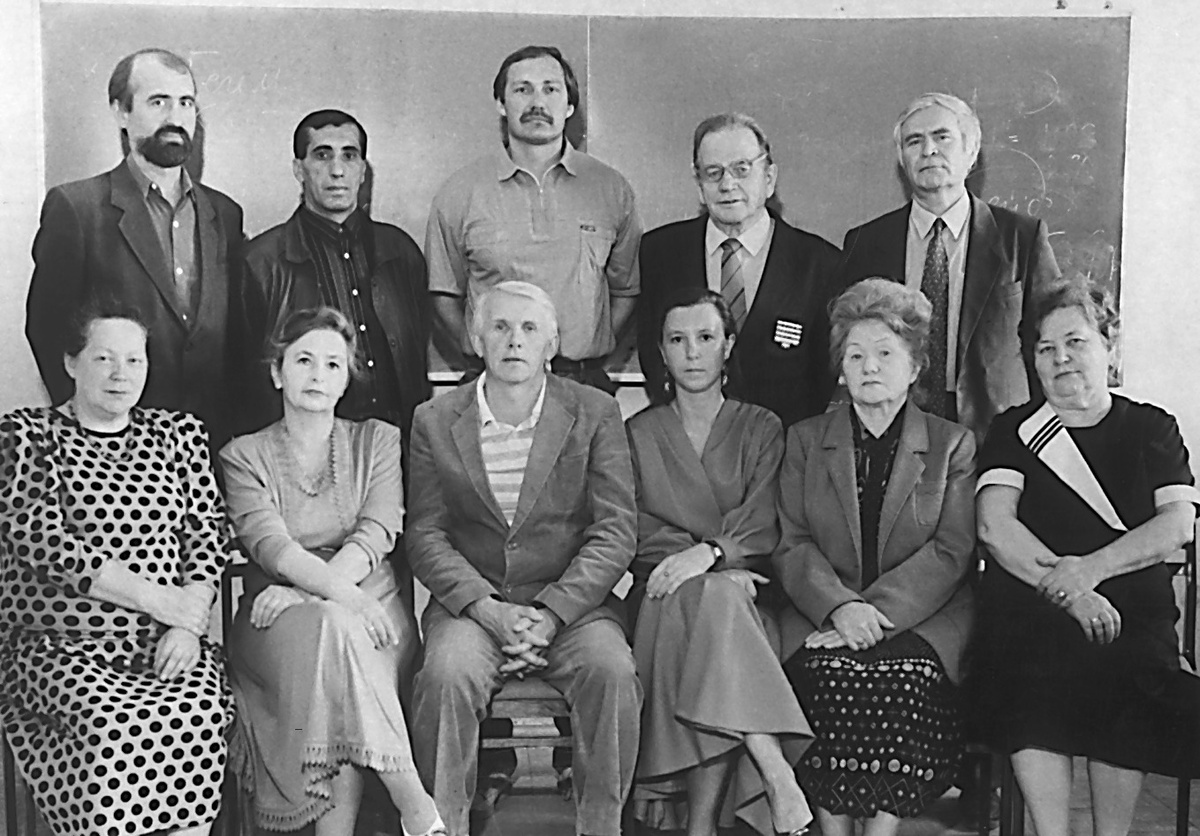 В. А. Зайков с коллегами по кафедре