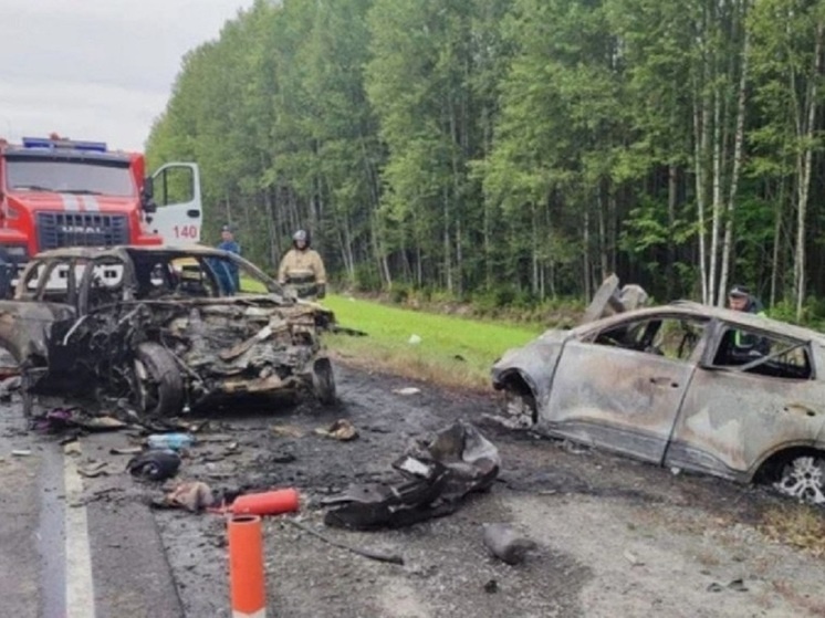 авария на трассе Тюмень - Ханты-Мансийск. Фото: Госавтоинспекция Тюменской области