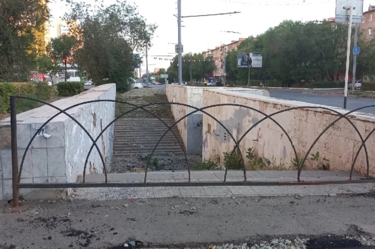    Подземный переход на Пролетарской Оренбурга могут отремонтировать