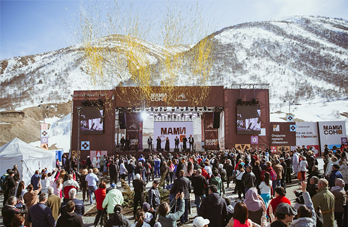    Во время технического открытия нового курорта «Мамисон» на Кавказе. Фото:mamison-resort.ru