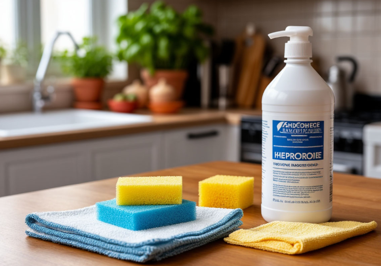 Секреты и хитрости✍ Перекись водорода: незаменимый помощник - чудо-средство для чистки на кухне