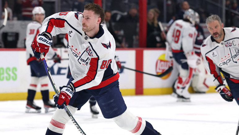    Пьер-Люк Дюбуа и Александр Овечкин.Imagn Images USA Today Sports