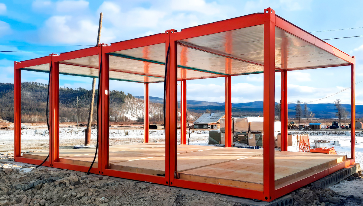 Модульная лаборатория на угольном месторождении, произвдство «Ависта Модуль Инжиниринг»