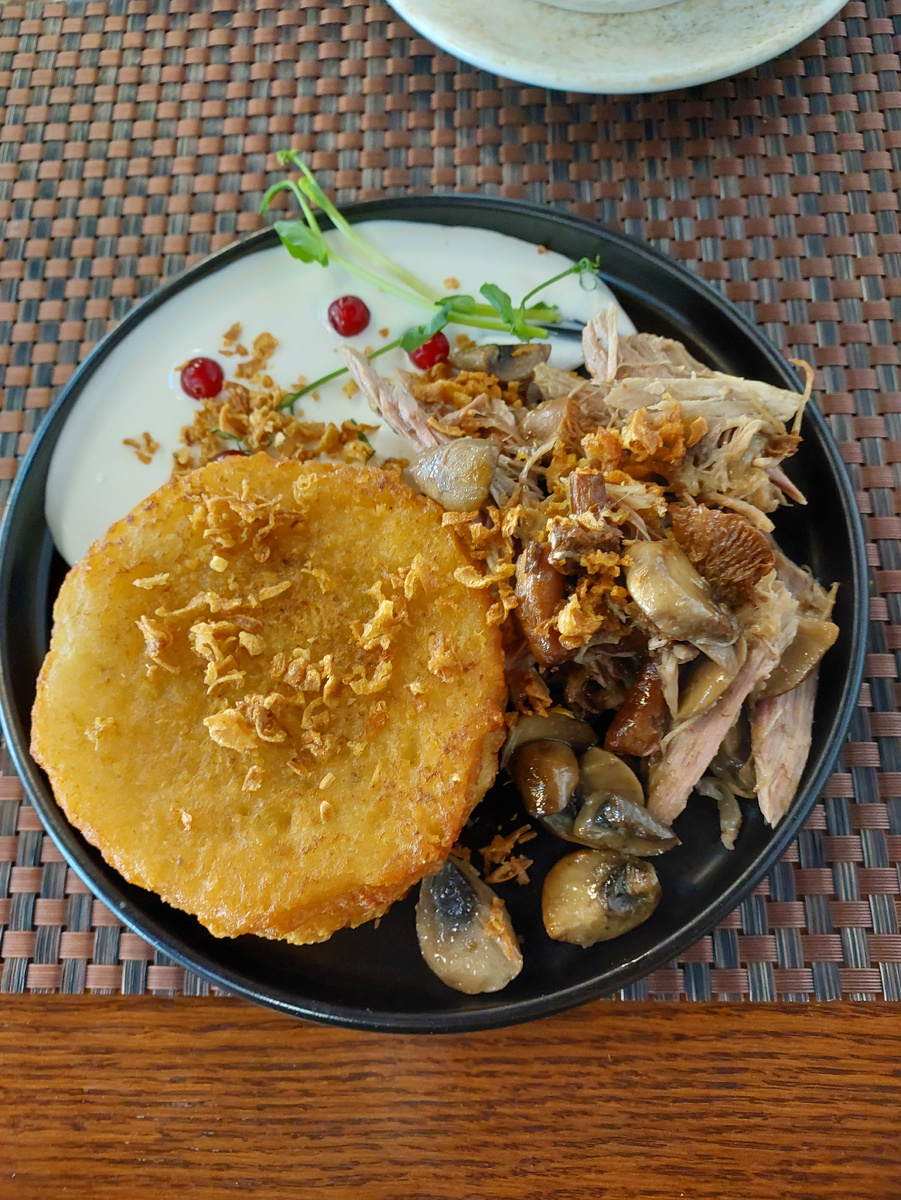 Драники в ресторане Пан Хмелю