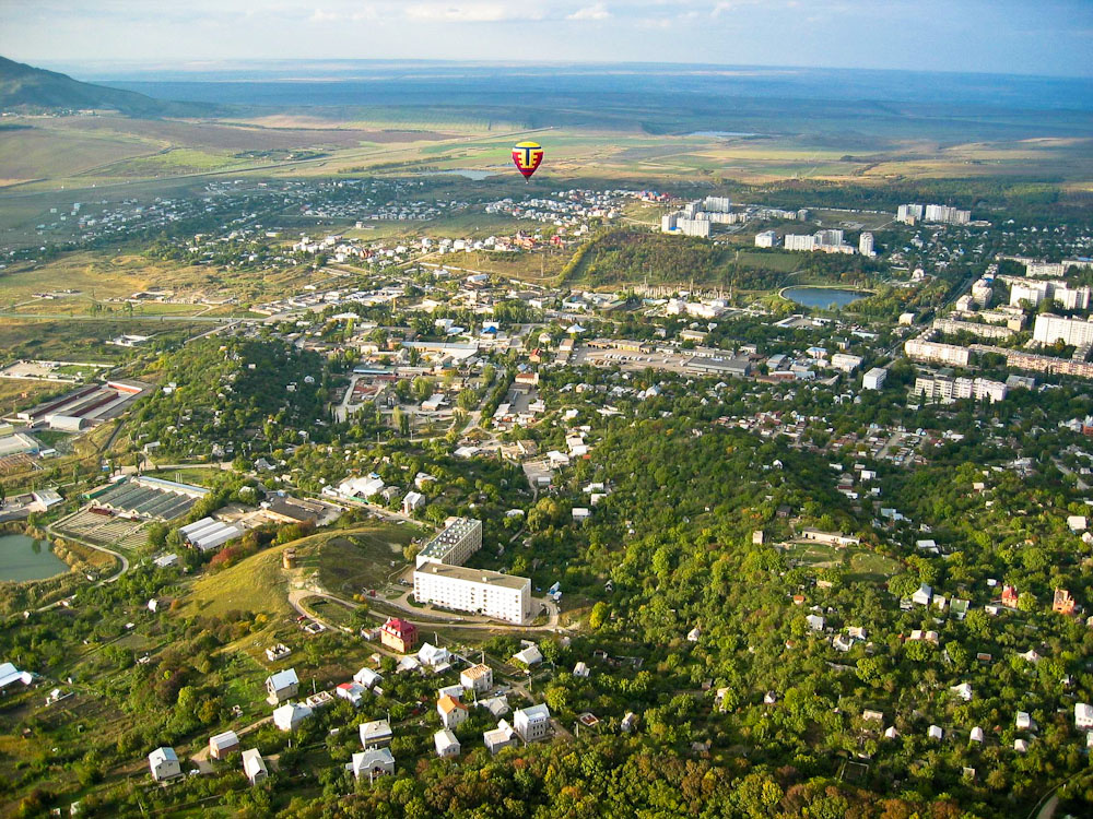 Вид сверху г. Железноводск 