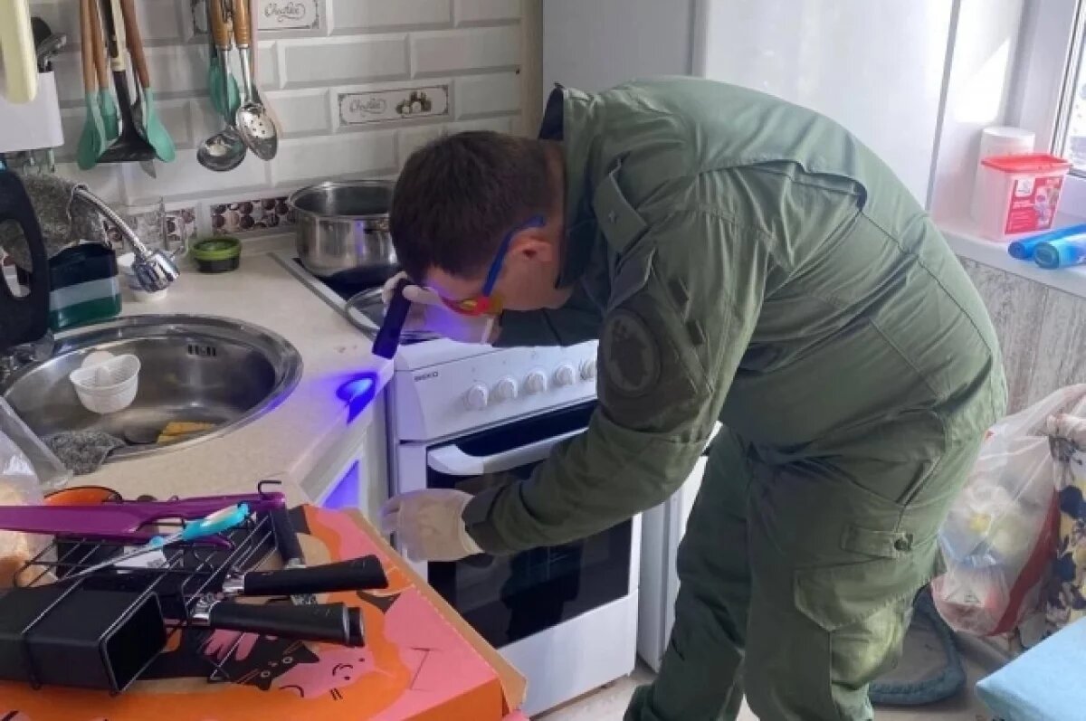    Кадр с места происшествия.