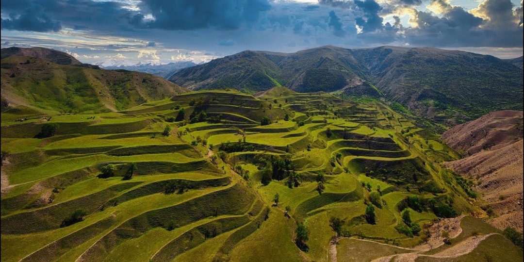 Огромные площади с террасами в горах Дагестана. Следы исчезнувшей цивилизации Кавказа