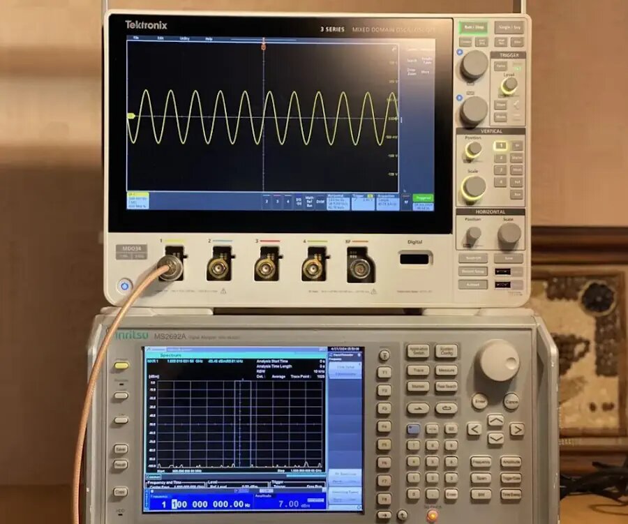 Осциллограф Tektronix MDO34 1ghz 5gs/s