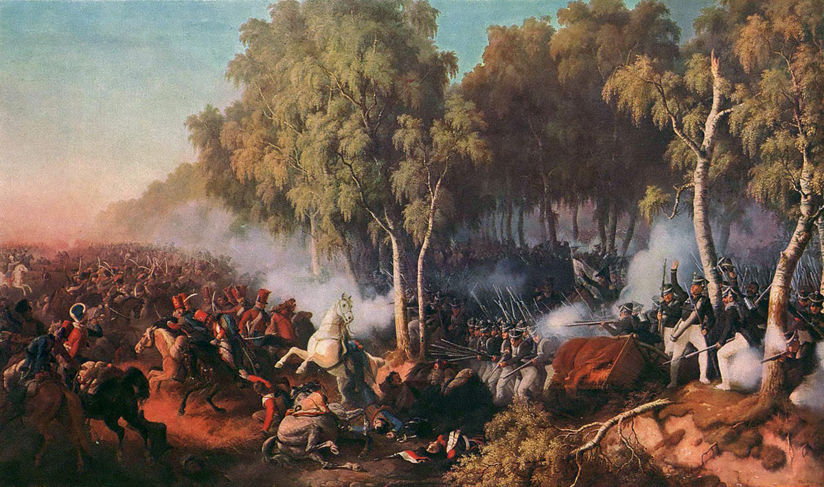 Битва при Красном 2 (14) августа 1812 года (фото из интернета; здесь как иллюстрация)
