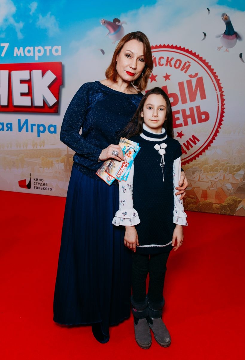 Ольга Тумайкина с дочкой