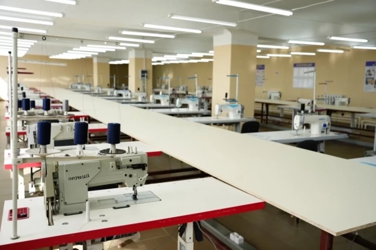    В ульяновской ИК-9 открыли швейный участок на 80 человек