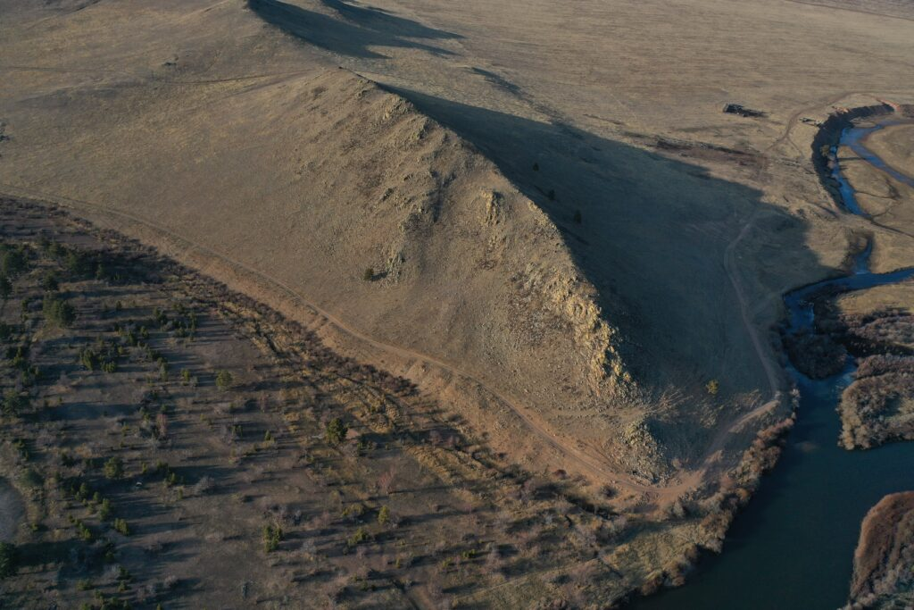 Южная часть горы Санный Мыс.