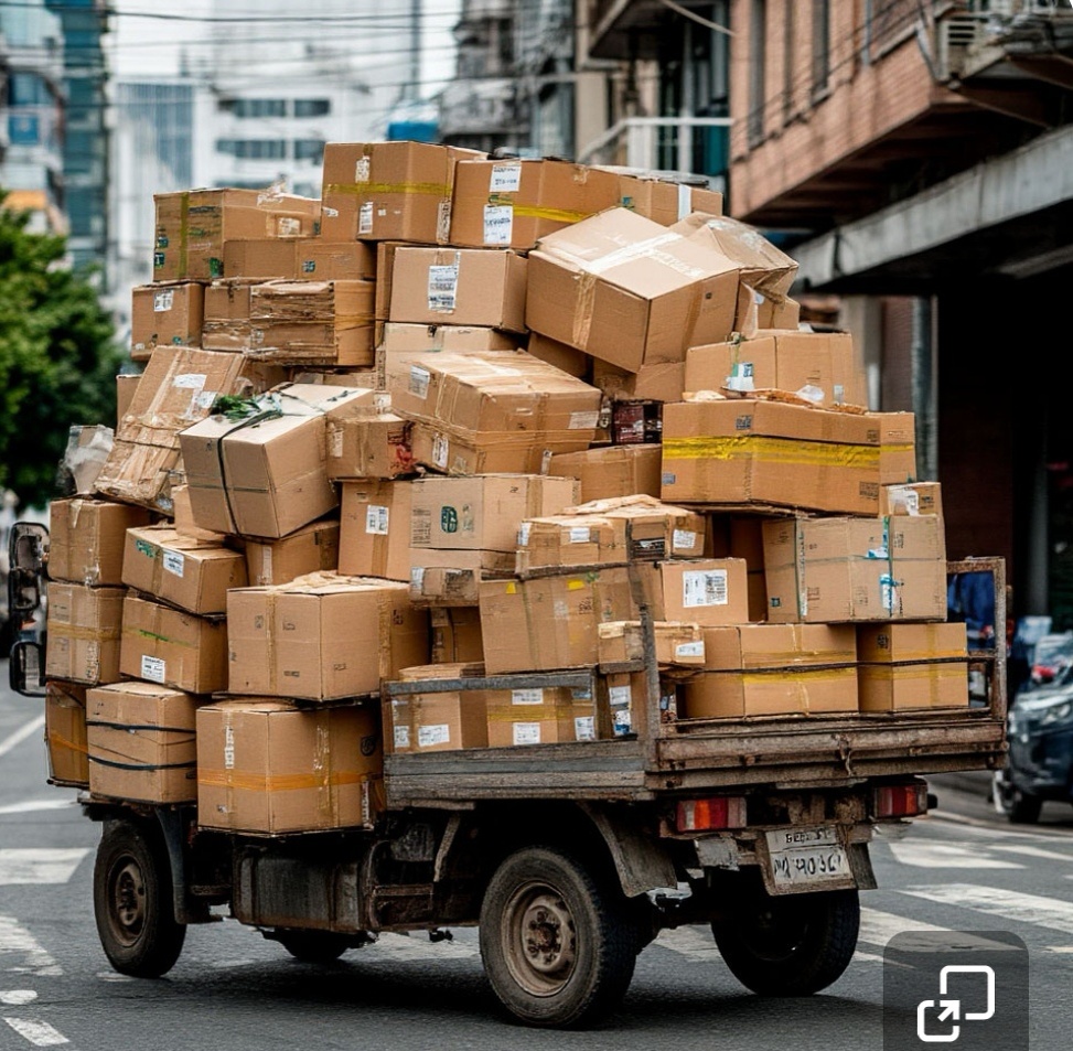 изображение создано ИИ Но думаю, что никто не отказался бы отправить столько посылок с авито доставкой)) Визуализируем!