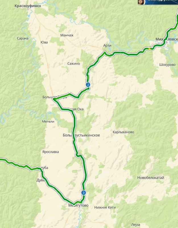 Путь через деревни