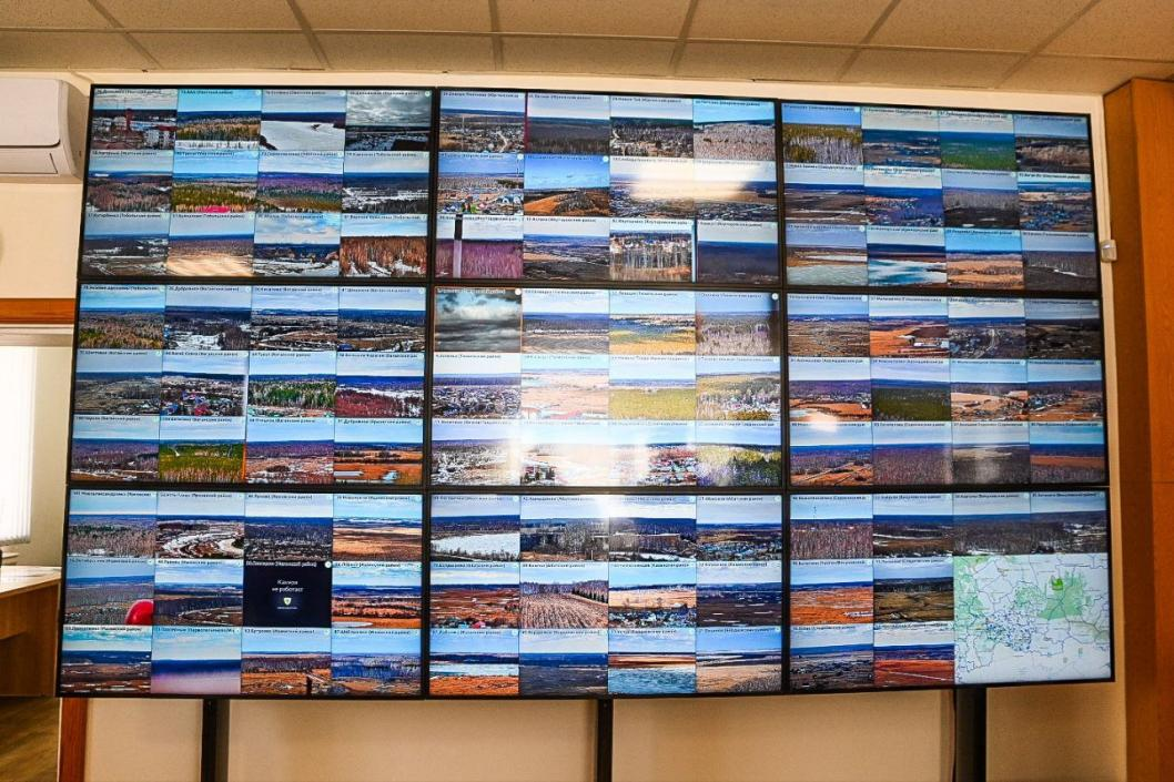 Дашборд для оперативного отслеживания паводковой ситуации | Фото: Сергей Елесин, ИА "Тюменская линия"