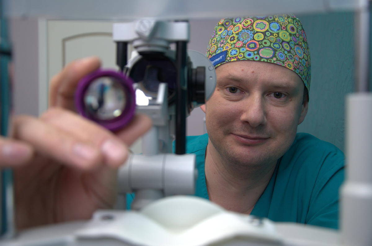 Главный врач клиники "Созвездие офтальмика", кандидат медицинских наук, Алексей Анатольевич Замыров
