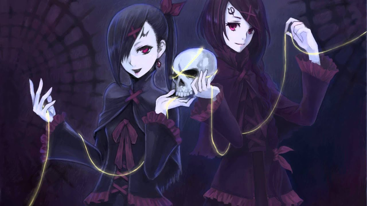 Прислужницы Танатоса, исполняющие вступительную партию. Арт спёрт на просторах интернета