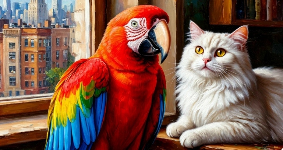 Кошки бывают не только пушистые, но и умные!