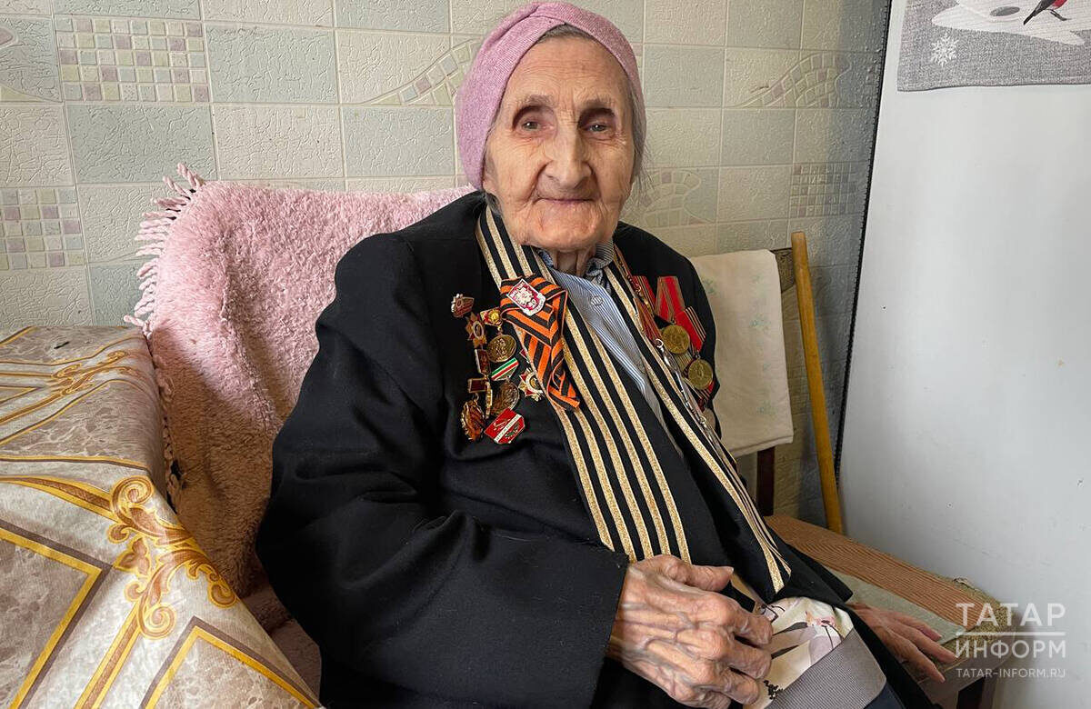 Сусанна Ивановна Терехова – ветеран Великой Отечественной войны, в этом году она отметила свой 101-й день рожденияФото: © Дмитрий Шатров / «Татар-информ»