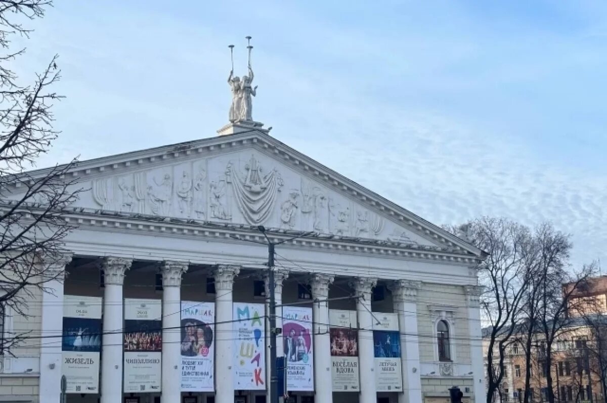    Праздничная подсветка украсит здания в центре Воронежа ко Дню Победы