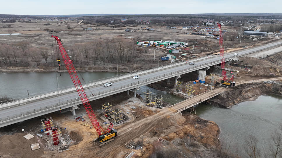 Ремонт опор моста через Мешу на трассе Казань — Оренбург завершен на 70%.📷Фото: Пресс-служба «Волго-Вятскуправтодора»