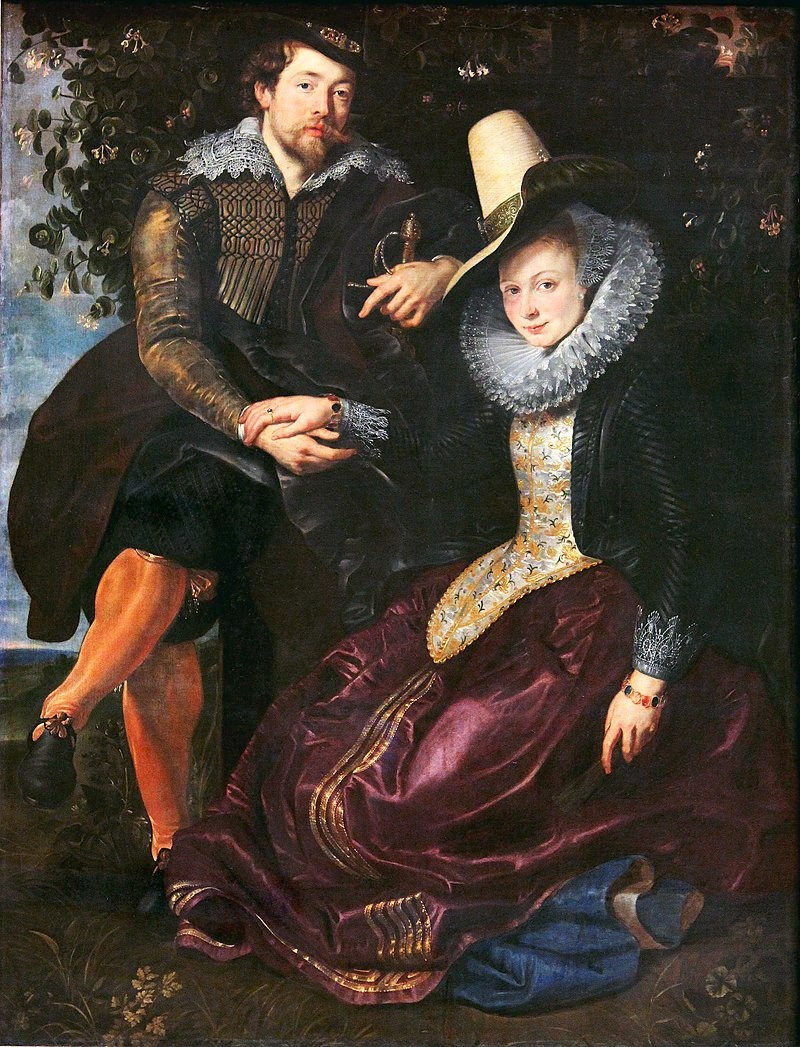 Питер Пауль Рубенс "Автопортрет с Изабеллой Брант", 1609 г.