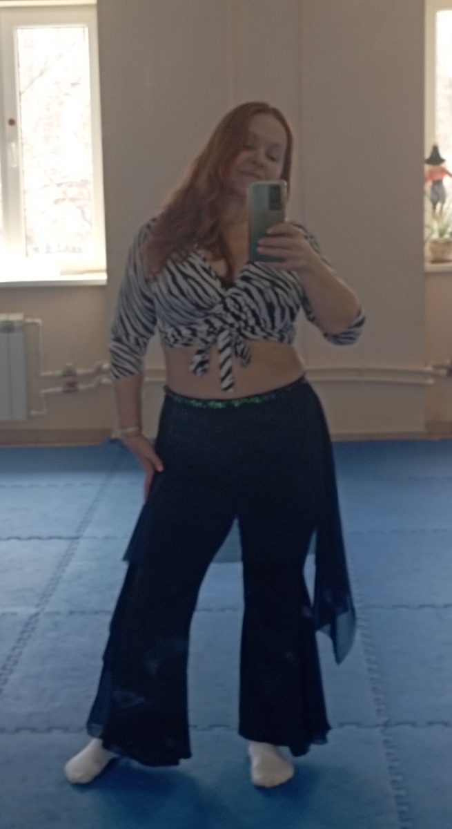 Неделю назад, впервые за 5 лет, позволила себе открыть живот на занятии. 