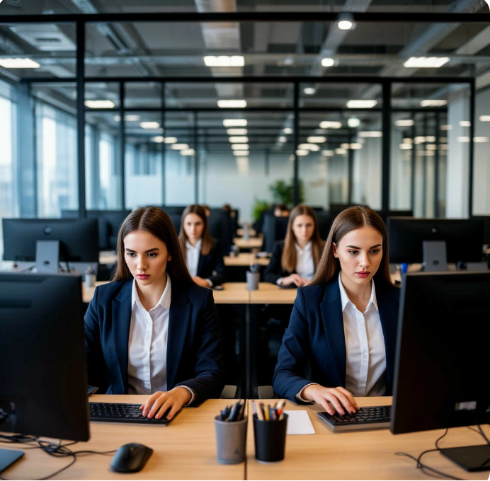 Создано нейросетью. Работа в офисе по 12 часов на 6 дней в неделю - это рабство