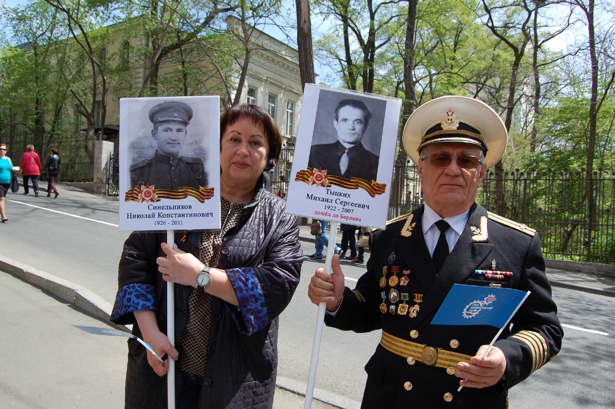 Владимир и Ольга Тыцких в Бессметном полку