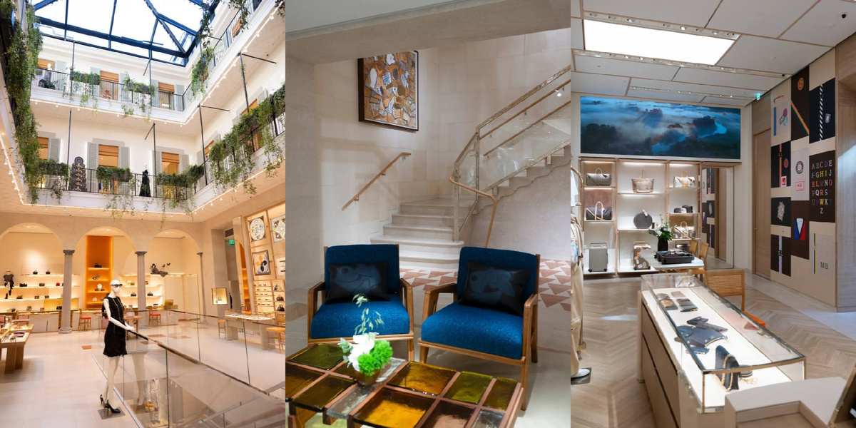 Louis Vuitton открыл обновлённый флагманский бутик в Милане с рестораном и коллекцией Home  