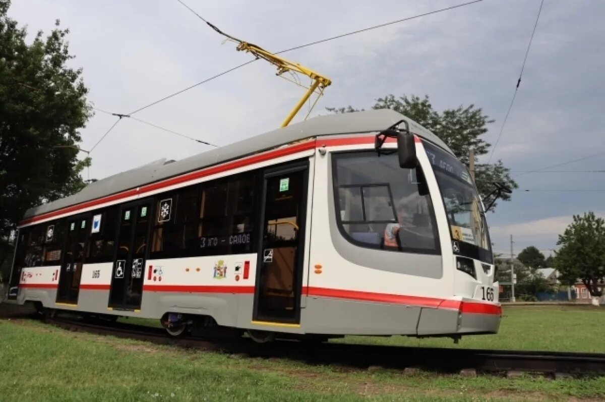    В центре Краснодара временно изменится схема движения трамваев