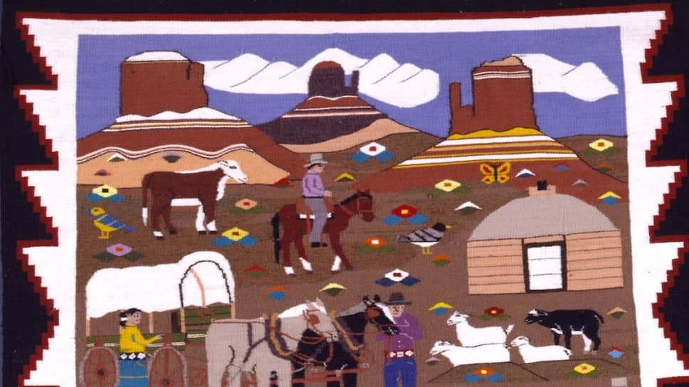 Louise Nez, Reservation Scene, 1992.📷Фото: Smithsonian American Art Museum