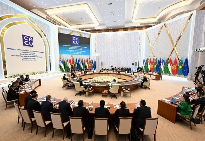 Первый Саммите «Центральная Азия – Европейский Союз», 4 апреля, 2025 г., Самарканд, Узбекистан (Фото: prezident.uz)