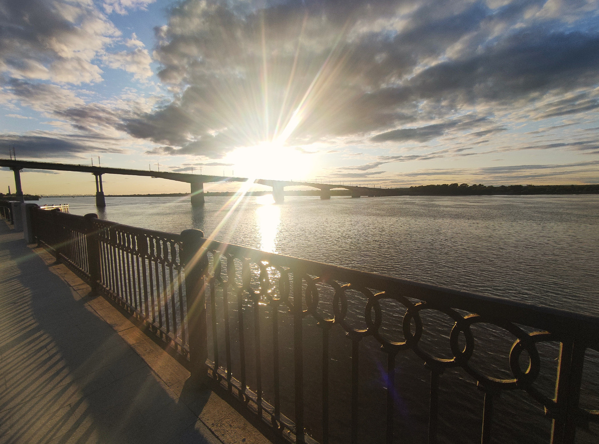 Река Кама в Перми