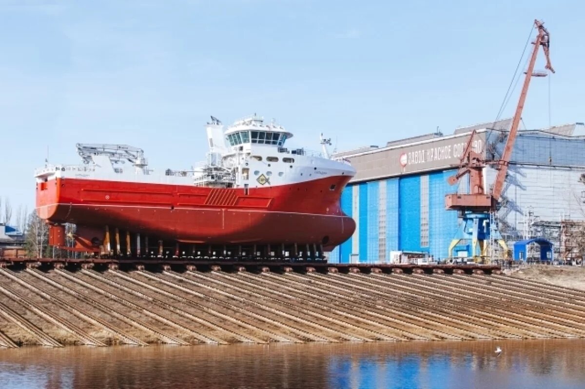    Краболов-процессор спустили на воду на нижегородском заводе