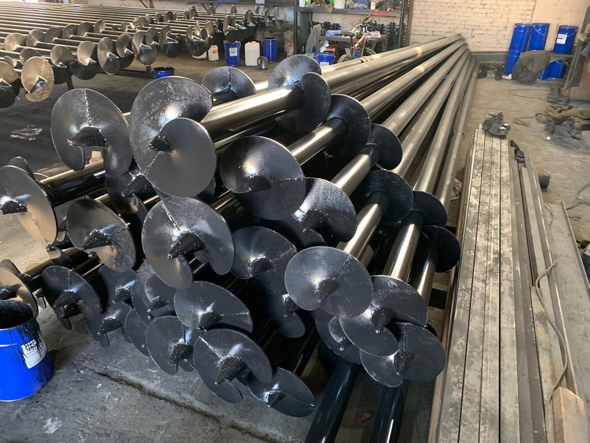 Готовые винтовые сваи