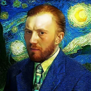 как бы вяглядел Ван Гог в живую