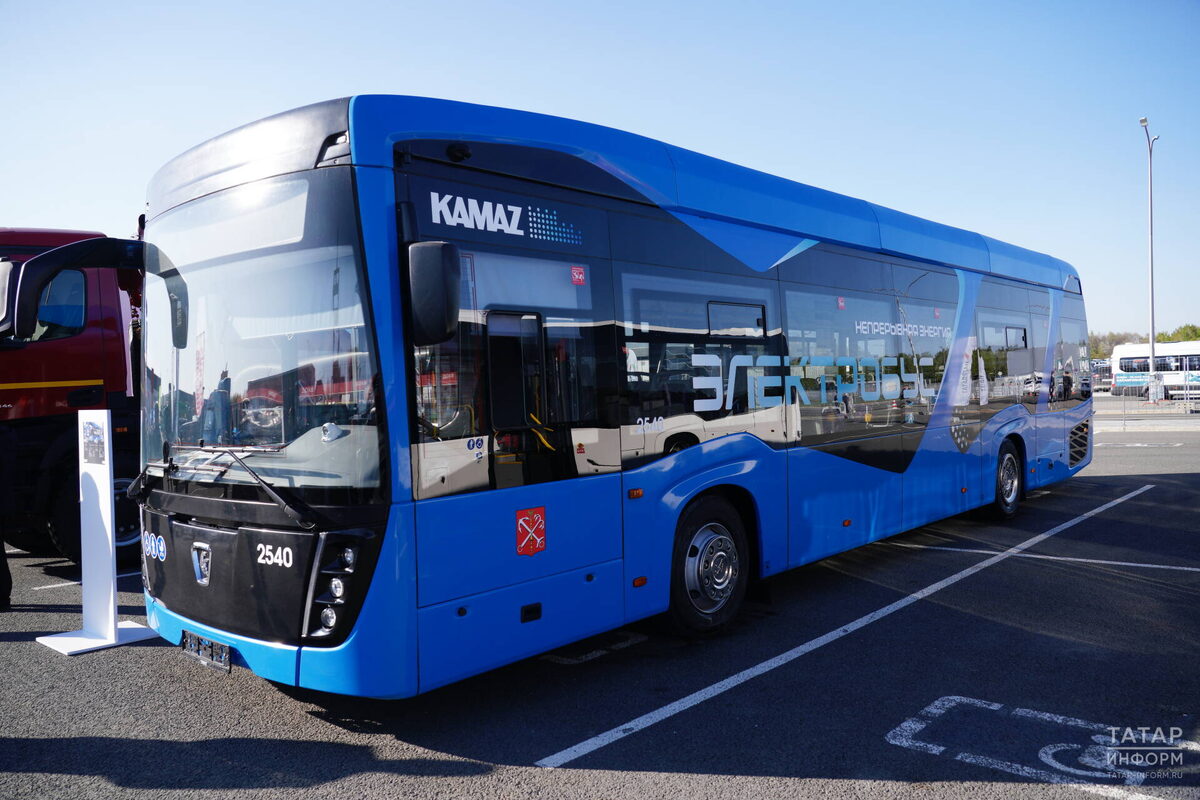 Электробус «КАМАЗ»Фото: © Салават Камалетдинов / «Татар-информ»